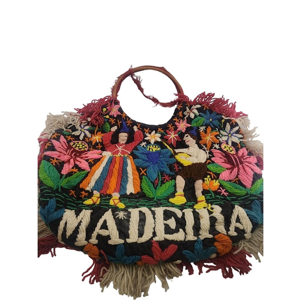 Vintage Madeira Tourist Bag (A4674)